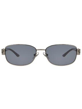 Foster Grant Women's Polarized Oval Sunglasses w/Filagree Gunmetal Accent